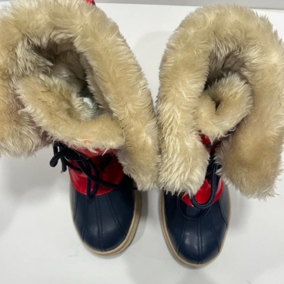 Khombu Size 7 Faux Fur Lined Winter Snow Boots - Picture 5 of 14